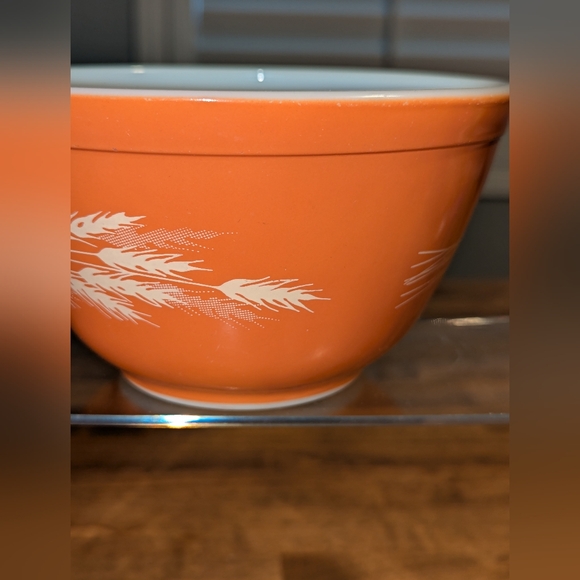 Pyrex Autumn Harvest Wheat Mixing Bowl #401 Vintage 75ML - Picture 7 of 10